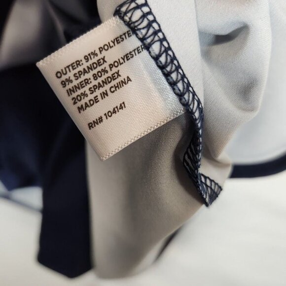 Lady Hagen Women's Contrast Trim Golf Skort Navy Star Print - Size XXL - Picture 10 of 14